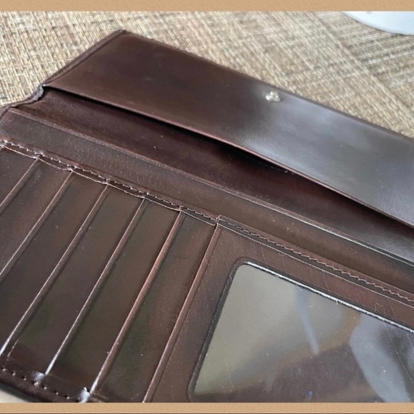 ❤️SOLD❤️Vintage Coach Mahogany Bedford Combo Wallet Checkbook 6996 - Picture 8 of 10